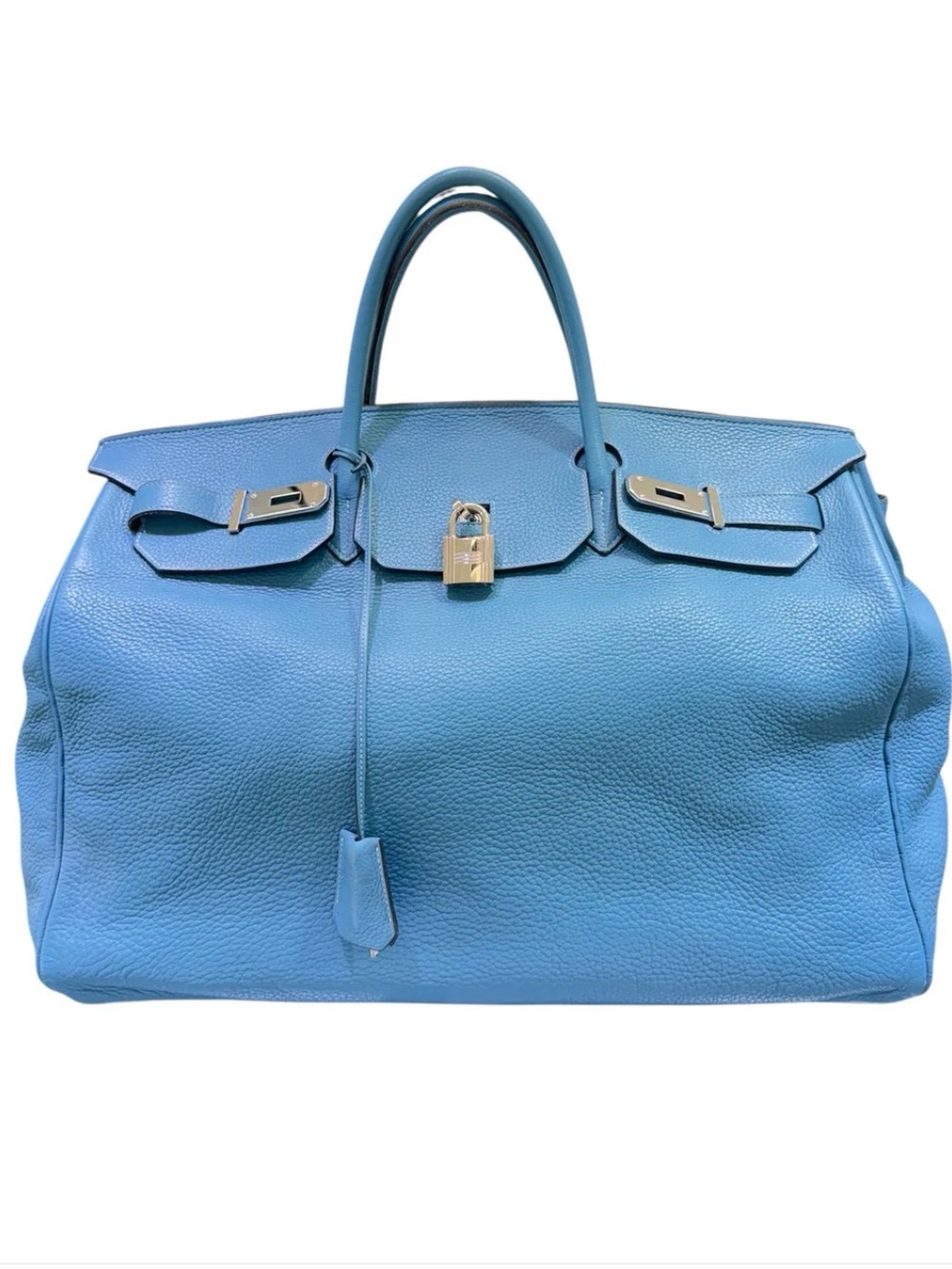 Hermès Birkin 50cm Travel Bag in Blue Togo Leather – Mint Condition